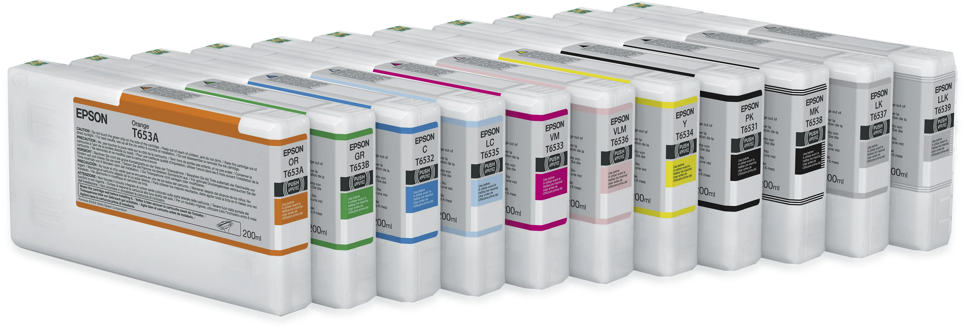 Epson T6539 Light Light Black-Tintenpatrone (200 ml)
