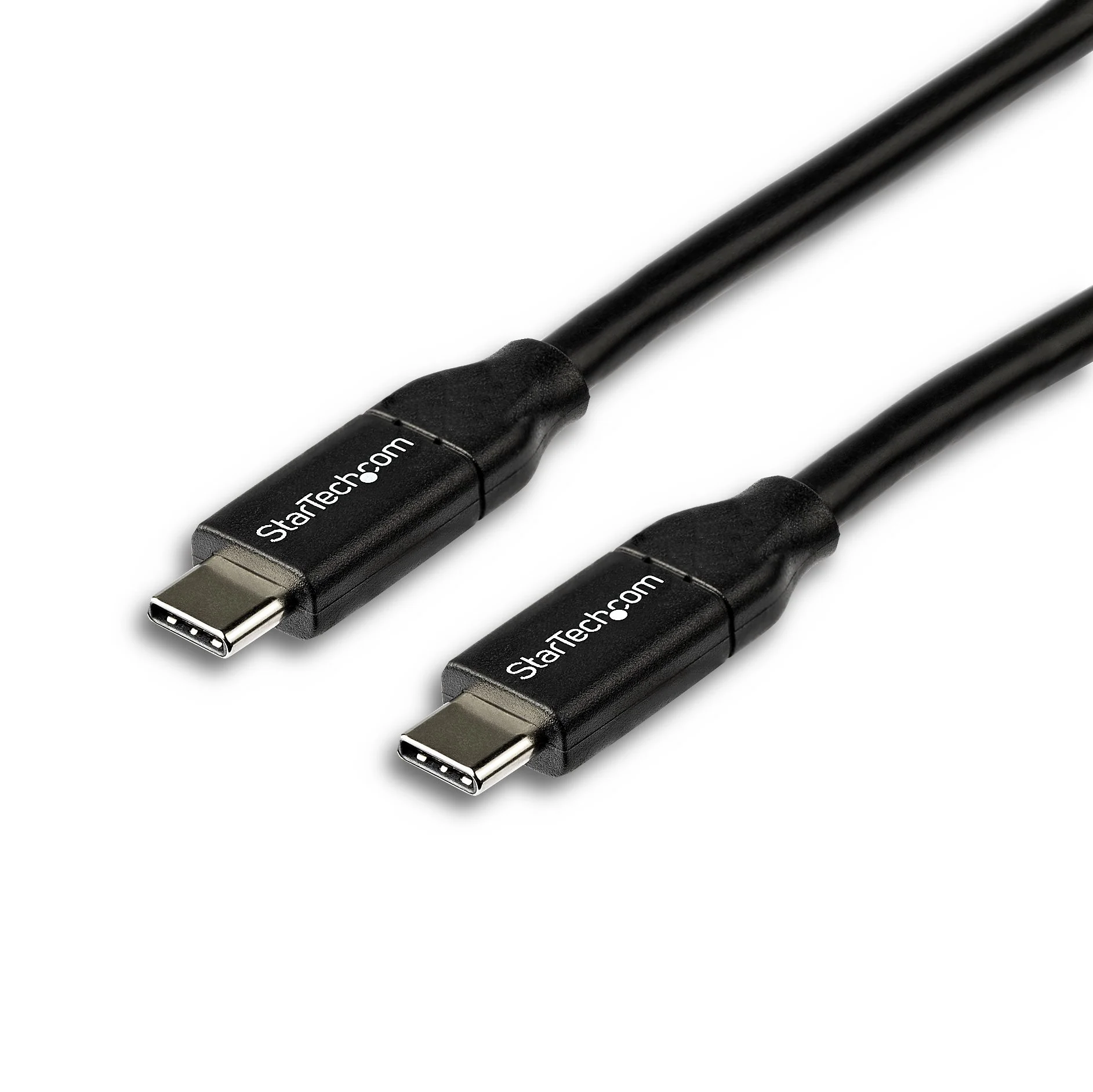 StarTech.com 2m USB-C-Schnellladekabel, Laden und Synchronisieren, 100W (5A) Power Delivery, USB 2.0, USB-IF-zertifiziert, Schwarz - USB C Ladekabel