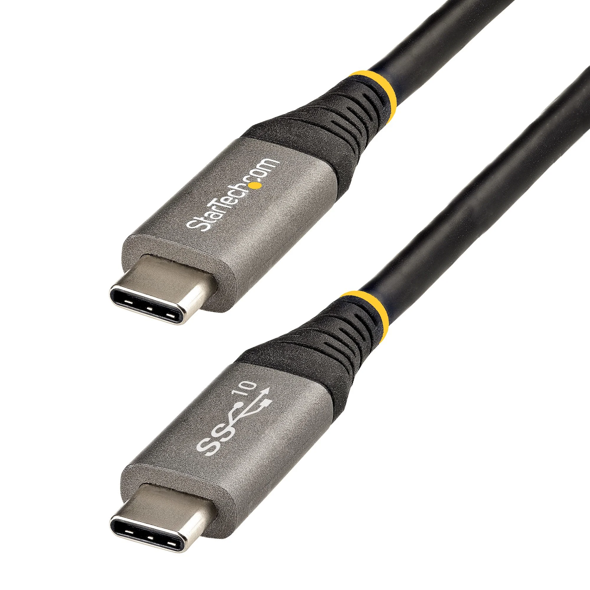 StarTech.com 50cm USB-C Kabel, USB 10Gbps, 100W (5A) Power Delivery, 8K 60Hz / 4K 144Hz DP-Alt-Modus - Thunderbolt-Kompatibel