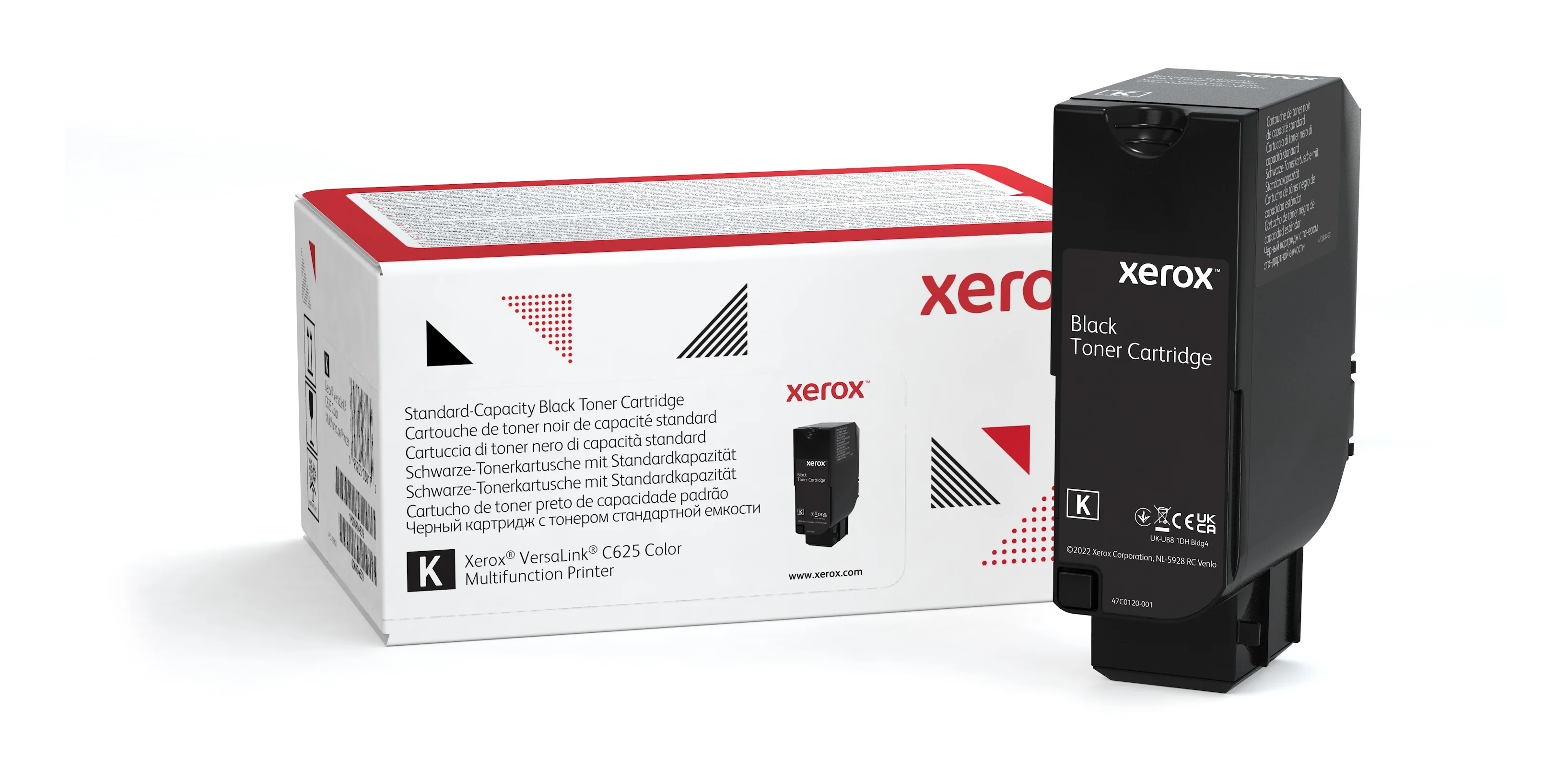 Xerox ® VersaLink® C620-Farbdrucker/C625 Farb-Multifunktionsdrucker Standardkapazität-Tonermodul Schwarz (8000 Seiten) - 006R04616
