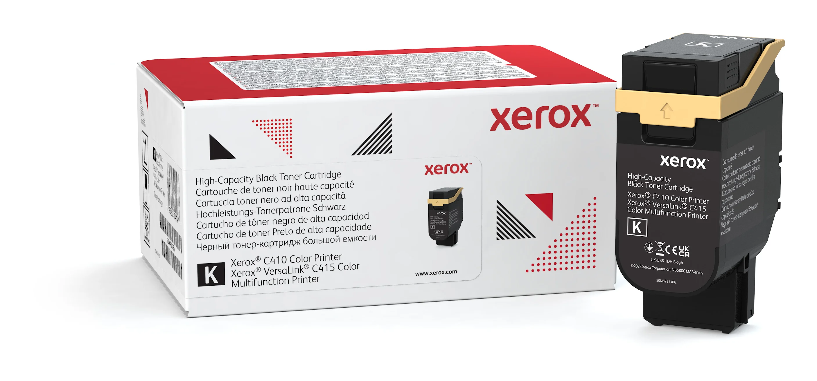 Xerox ® C410 Farbdrucker/VersaLink® C415 Farb-Multifunktionsdrucker Hohe Kapazität-Tonermodul Schwarz (10500 Seiten) - 006R04685