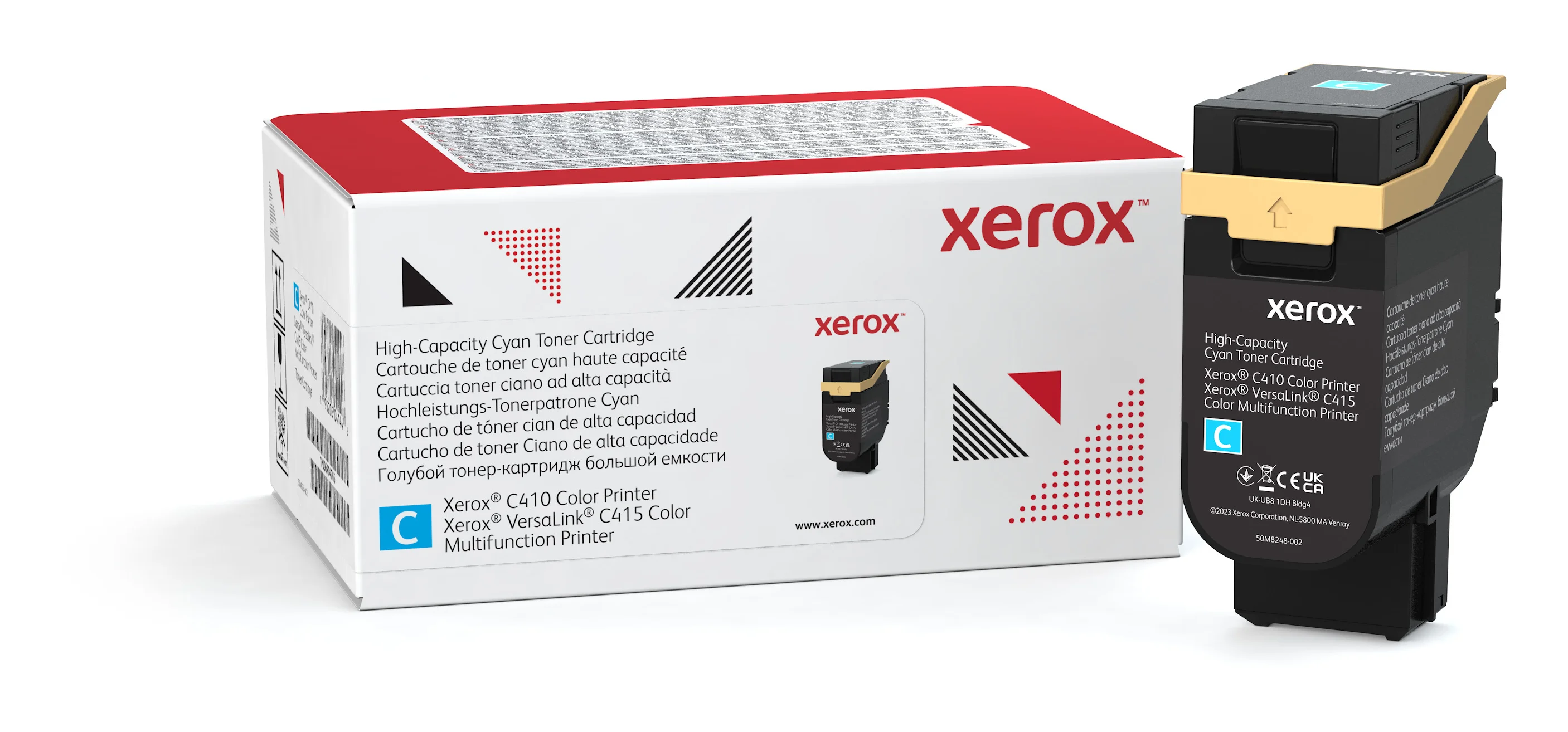 Xerox ® C410 Farbdrucker/VersaLink® C415 Farb-Multifunktionsdrucker Hohe Kapazität-Tonermodul Cyan (7000 Seiten) - 006R04686