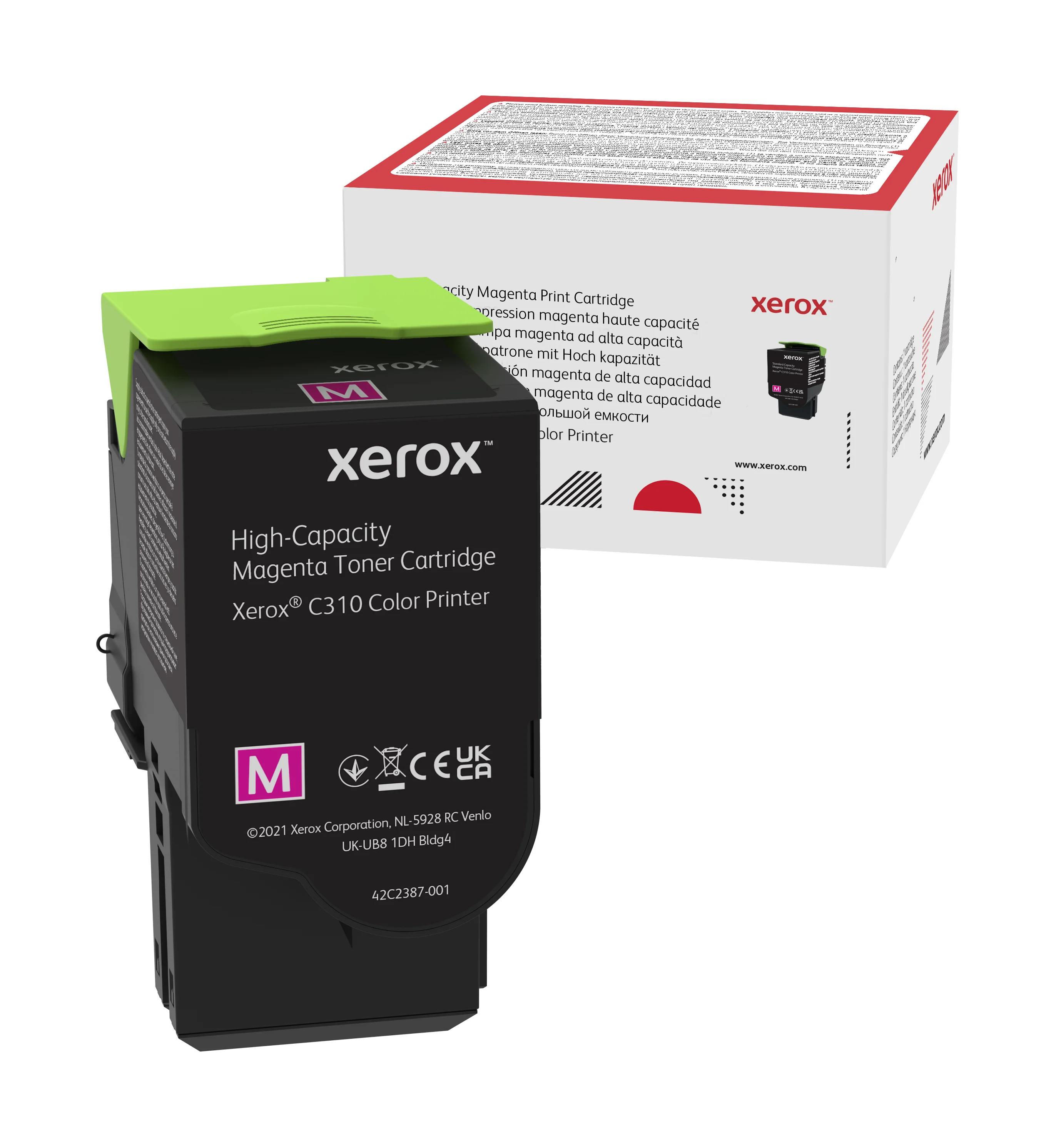 Xerox ® C310 Farbdrucker/C315 Farb-Multifunktionsdrucker Hohe Kapazität-Tonermodul Magenta (5500 Seiten) - 006R04366