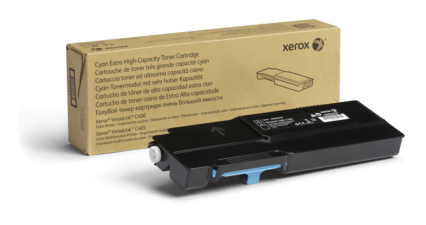 Xerox ® VersaLink® C400 Farbdrucker/C405 Farb-Multifunktionsdrucker Extra hohe Kapazität-Tonermodul Cyan (8000 Seiten) - 106R03530
