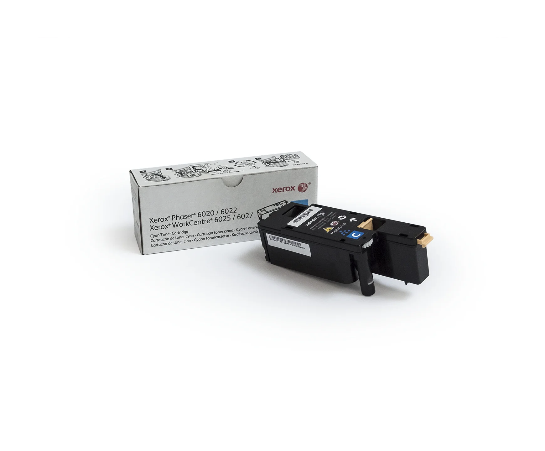 Xerox Phaser® 6020/6022, WorkCentre® 6025/6027 Standardkapazität-Tonermodul Cyan (1000 Seiten) - 106R02756