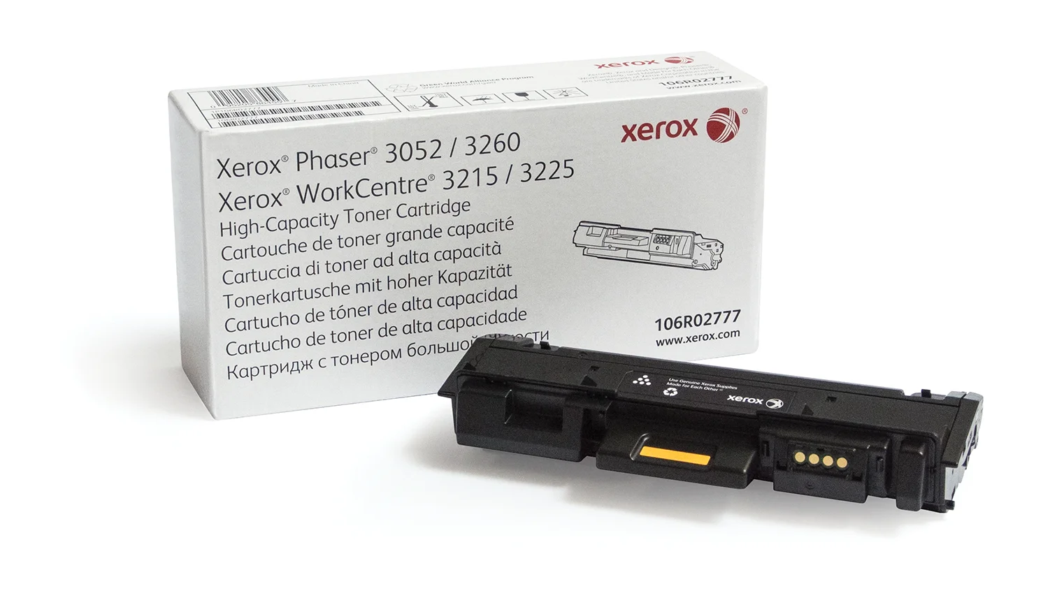 Xerox Phaser® 3052/3260, WorkCentre® 3215/3225 Hohe Kapazität-Tonermodul Schwarz (3000 Seiten) - 106R02777