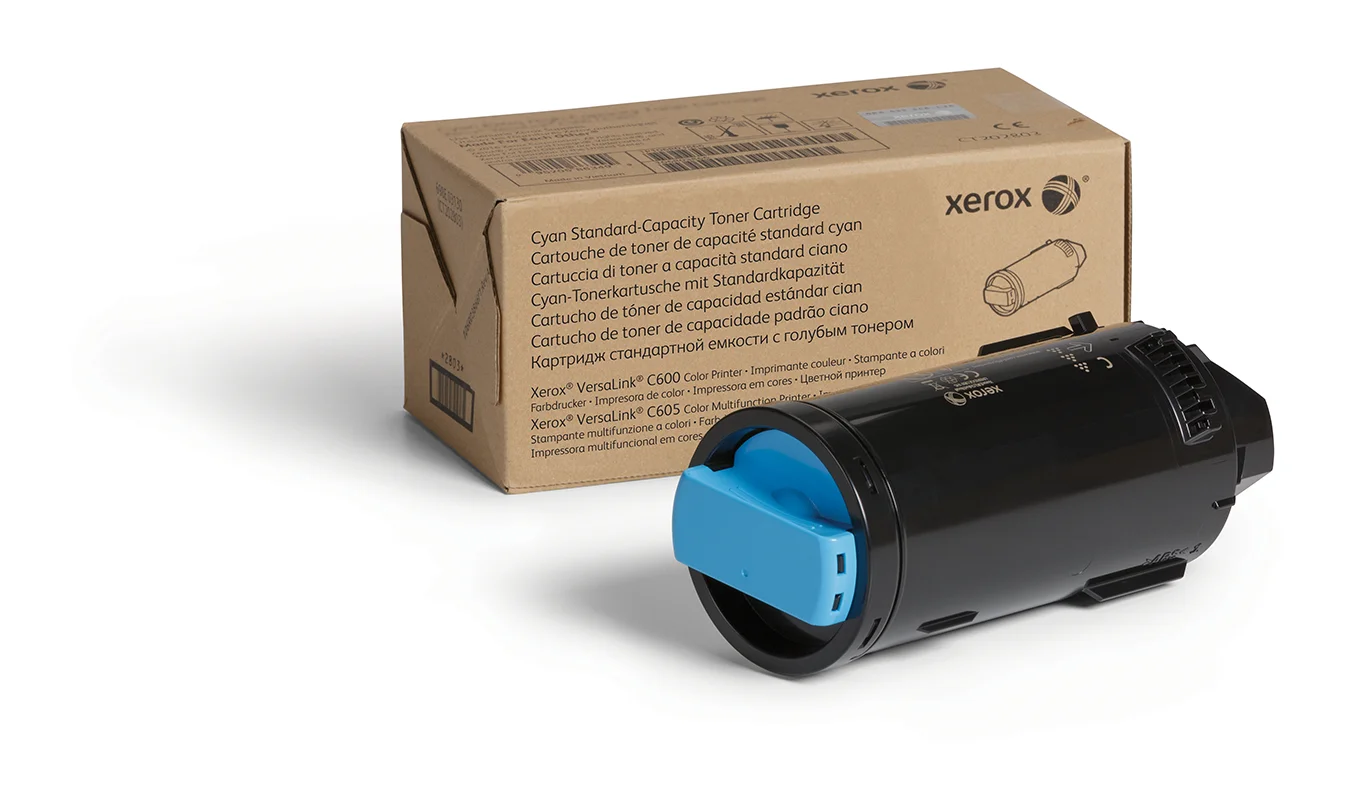 Xerox ® VersaLink® C600-Farbdrucker/C605-Farb-Multifunktionsdrucker Standardkapazität-Tonermodul Cyan (6000 Seiten) - 106R03896