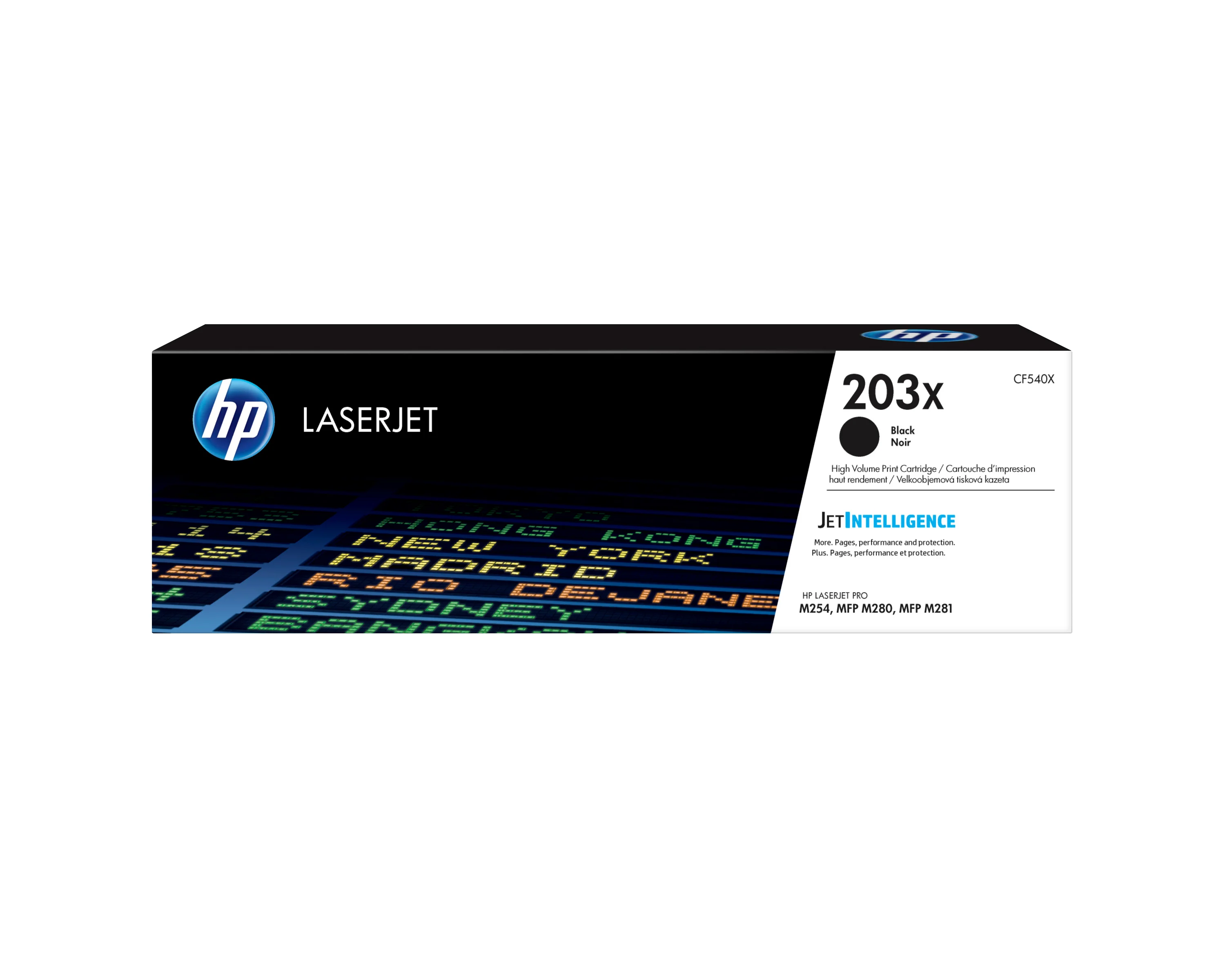 HP 203X Schwarz Original LaserJet-Tonerkartusche mit hoher Reichweite