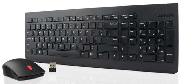 Lenovo 4X30M39497 Tastatur Maus enthalten Universal RF Wireless QWERTY US Englisch Schwarz