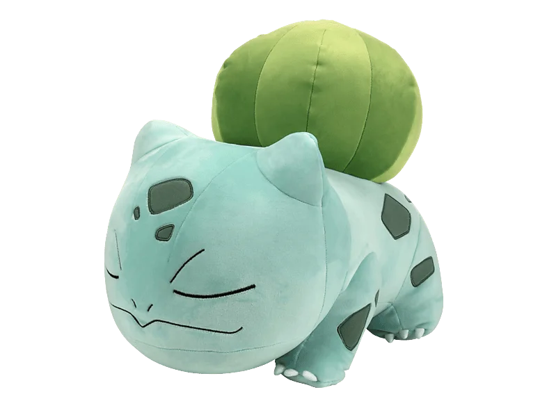 JAZWARES Pokémon - Bisasam schlafend Plüsch 45 cm Plüschfigur