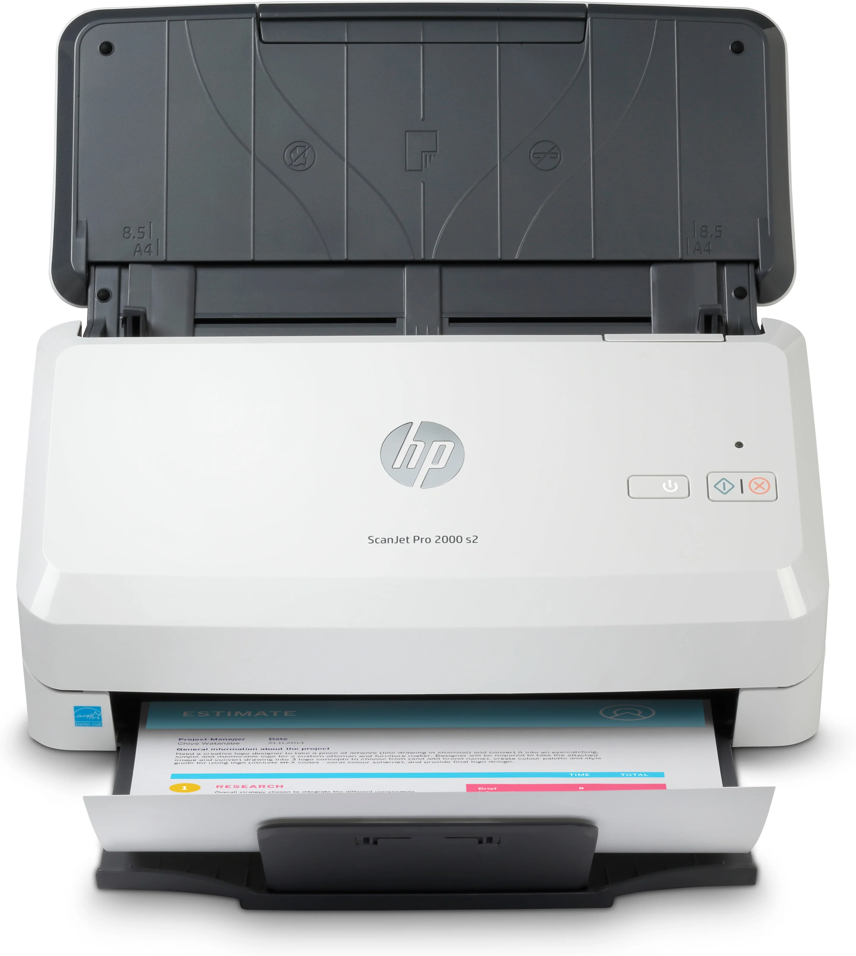 HP Scanjet Pro 2000 s2 Sheet-feed Scanner Scanner mit Vorlageneinzug 600 x 600 DPI A4 Schwarz, Weiß