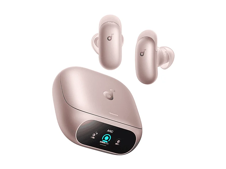 SOUNDCORE BY ANKER Liberty 5 Pro TWS, Anrufqualität 10 Mikros, Noise Cancelling, ANC 4.0, Hi-Res, In-ear Kopfhörer Bluetooth Pink