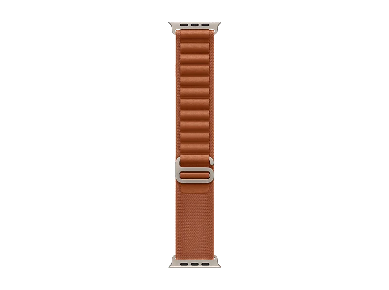 APPLE 49 mm Alpine Loop (L), Ersatzarmband, Terracotta -Titan Natur
