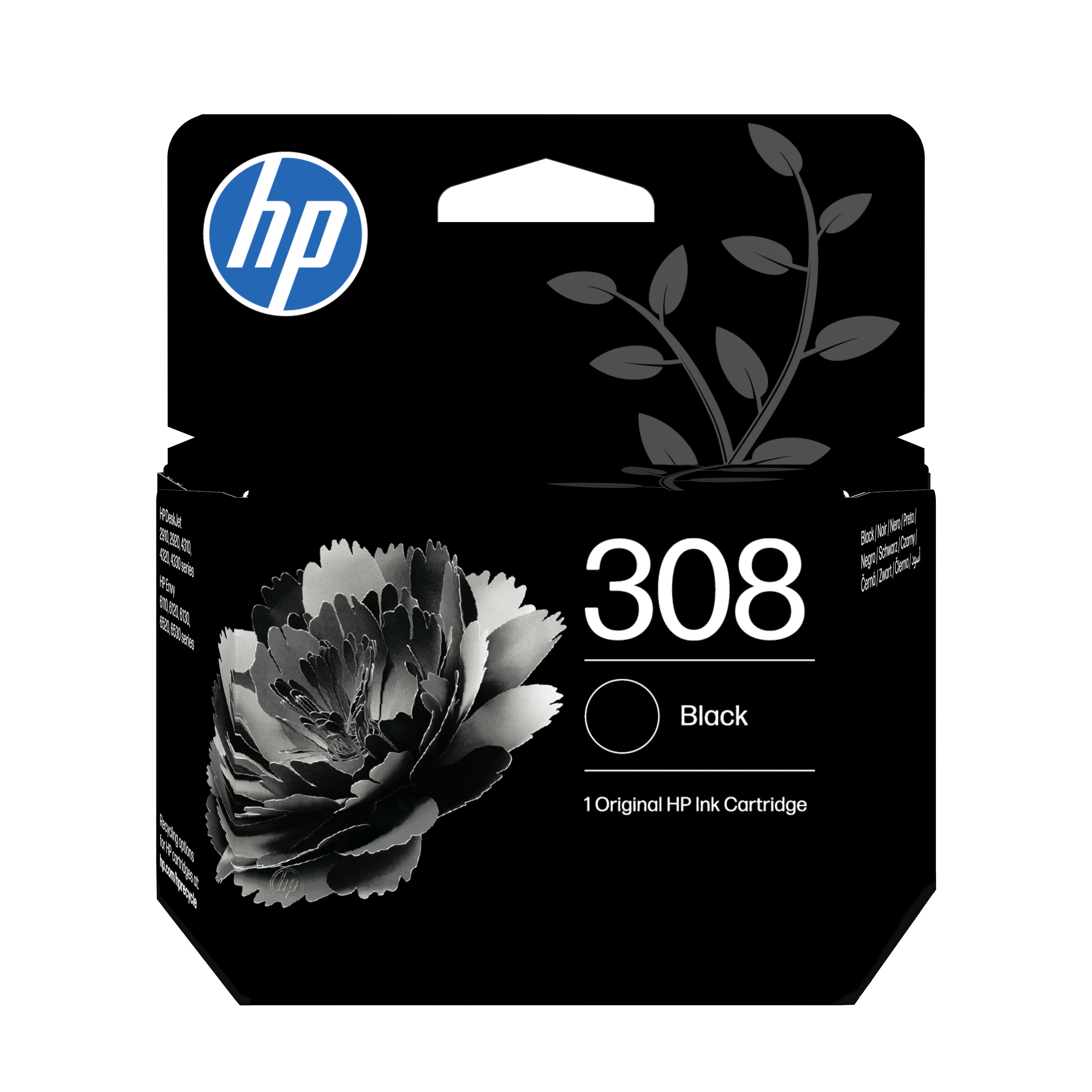 HP 308 2er-Pack Schwarz/Cyan/Magenta/Gelb Original Druckerpatronen-Kombipackung