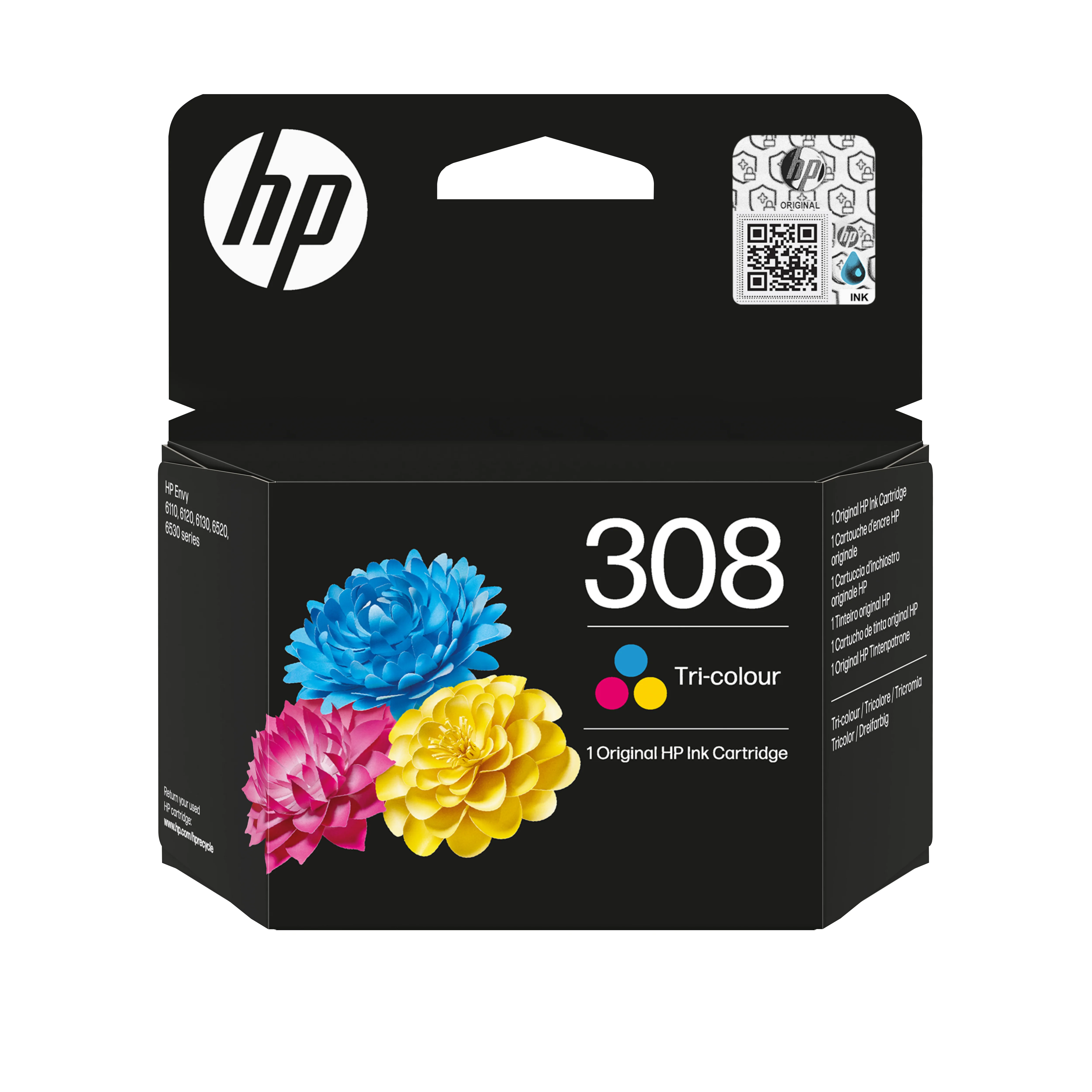 HP 308 Cyan/Magenta/Gelb Original Druckerpatrone