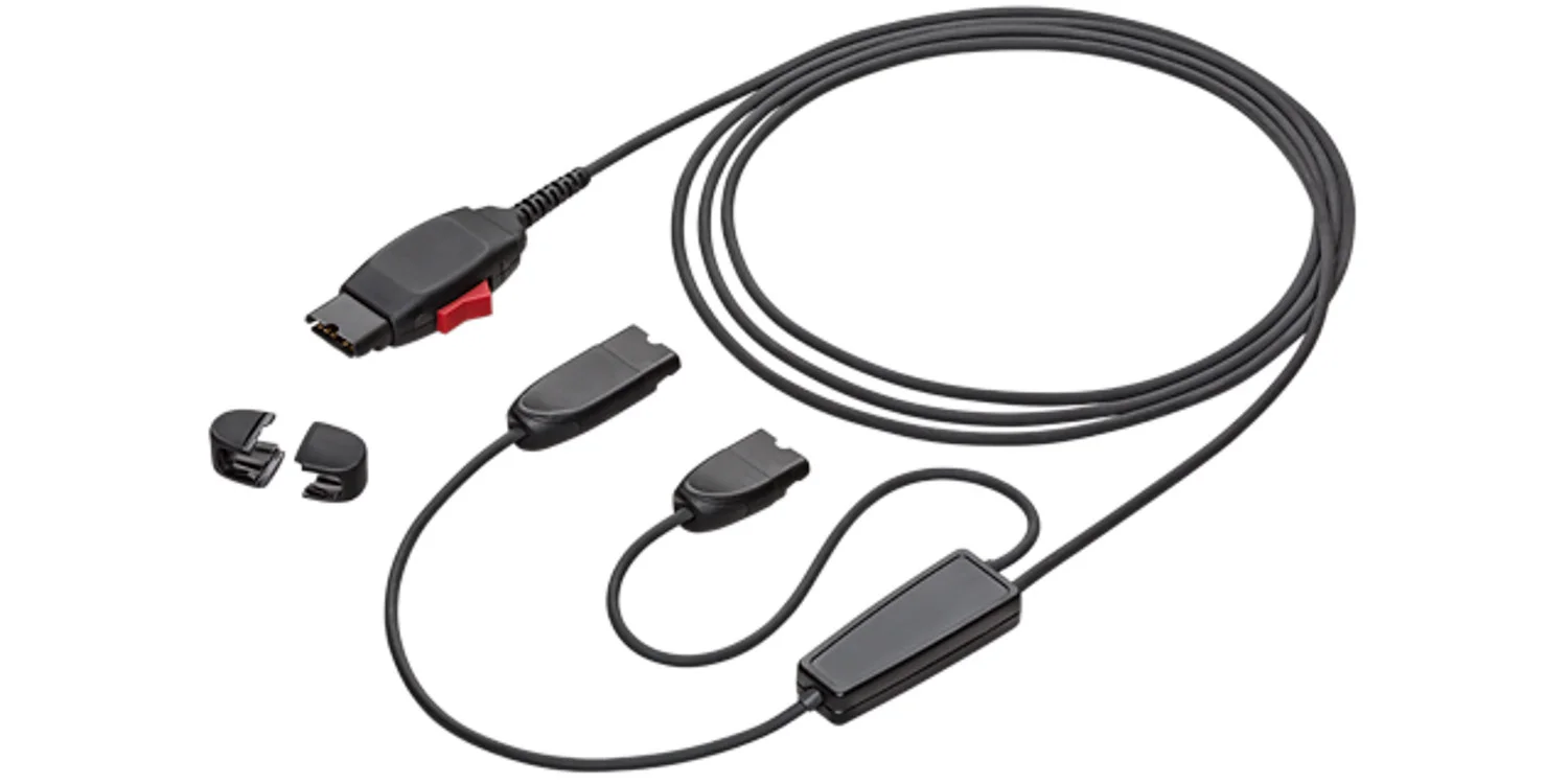 HP Poly Y-Trainingskabel mit QD Lock-Digital-Headsets