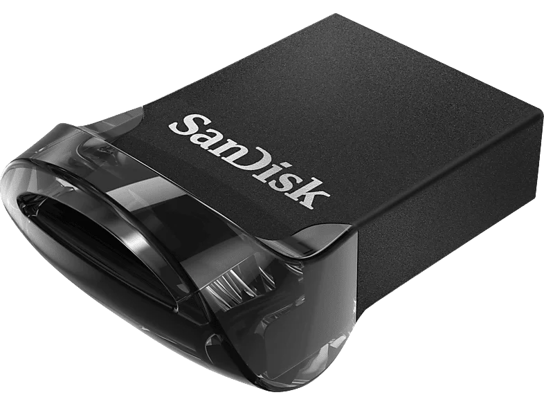SANDISK Ultra® Fit USB Flash-Laufwerk, 32 GB, 130 MB/s, Schwarz
