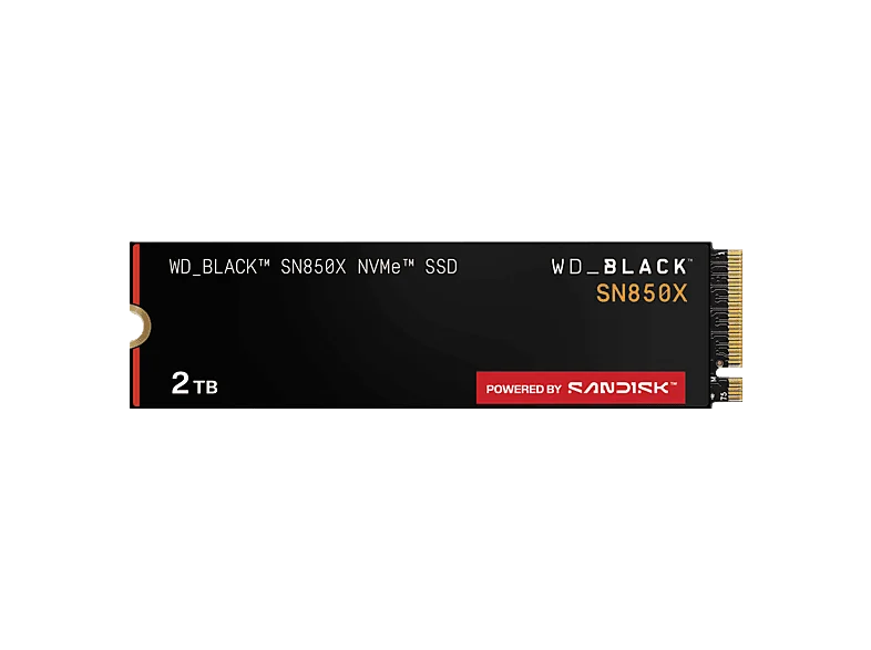 WD_BLACK™ SN850X NVMe™ POWERED BY SANDISK SSD WDBB9G0020BNC Retail, 2 TB PCI Express, intern