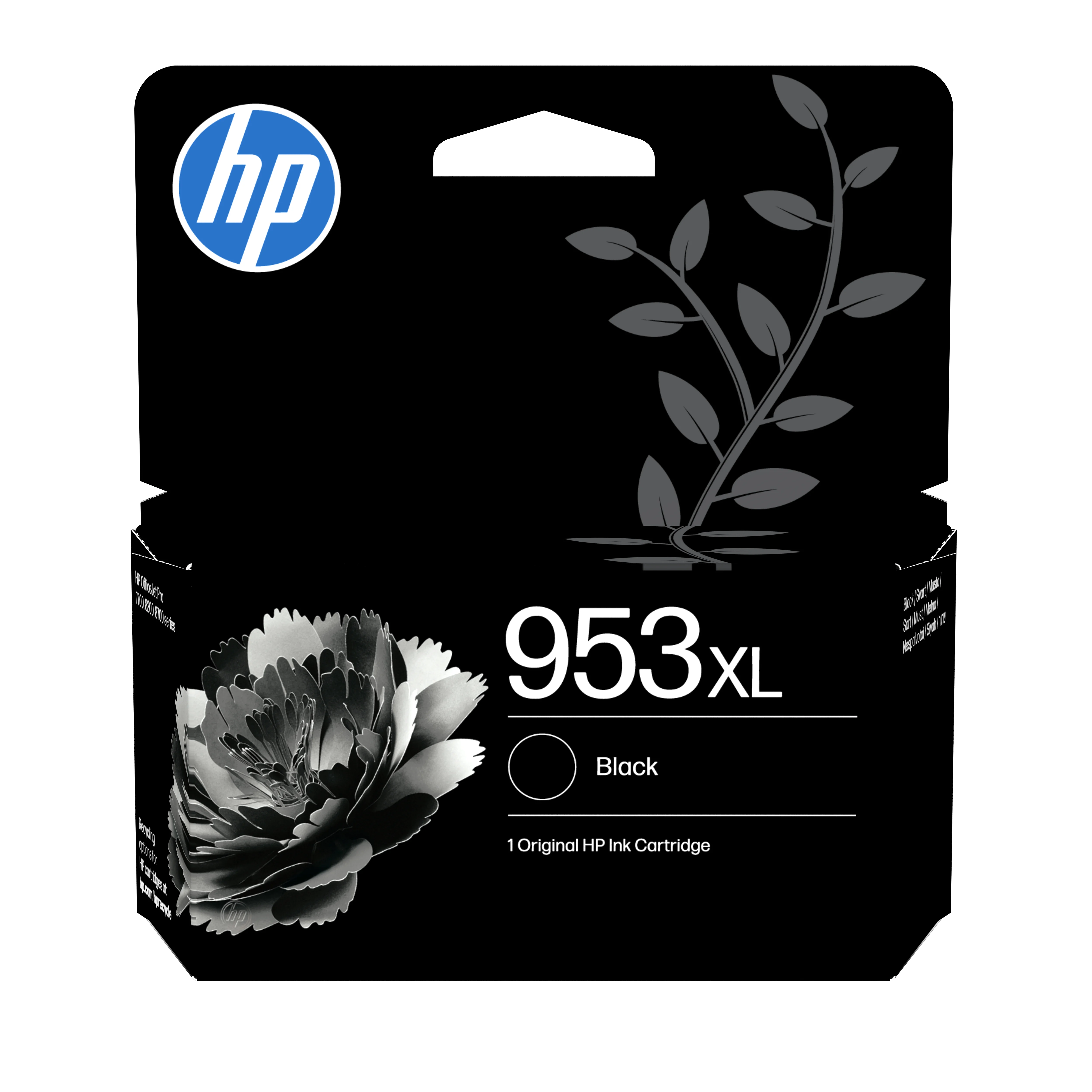 HP 953XL Schwarz Original Tintenpatrone mit hoher Reichweite