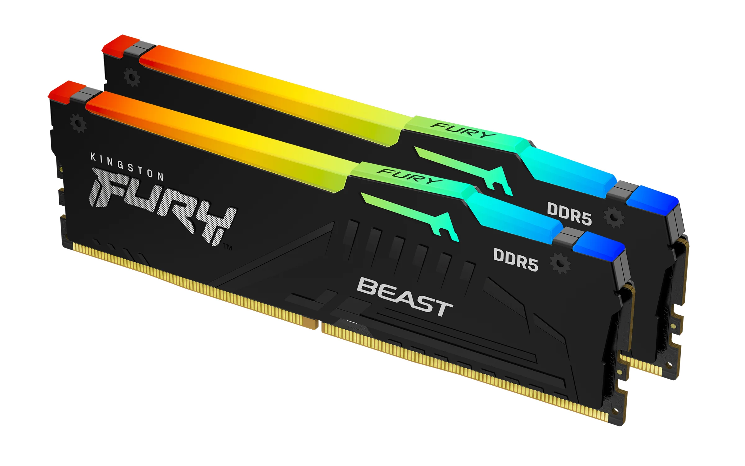 Kingston Technology FURY Beast 64GB 5600MT/s DDR5 CL40 DIMM (2er-Kit) RGB