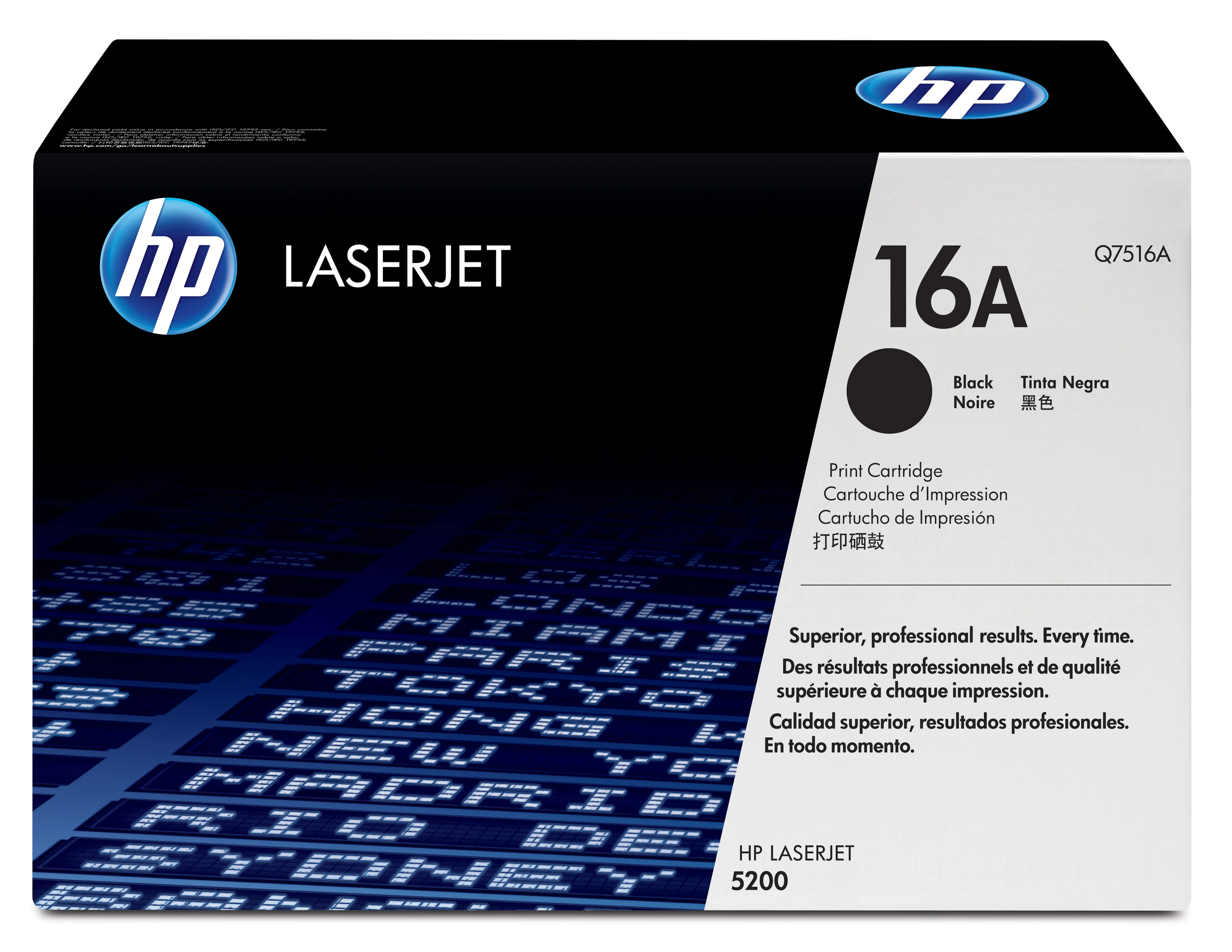 HP 16A Schwarz Original LaserJet Tonerkartusche