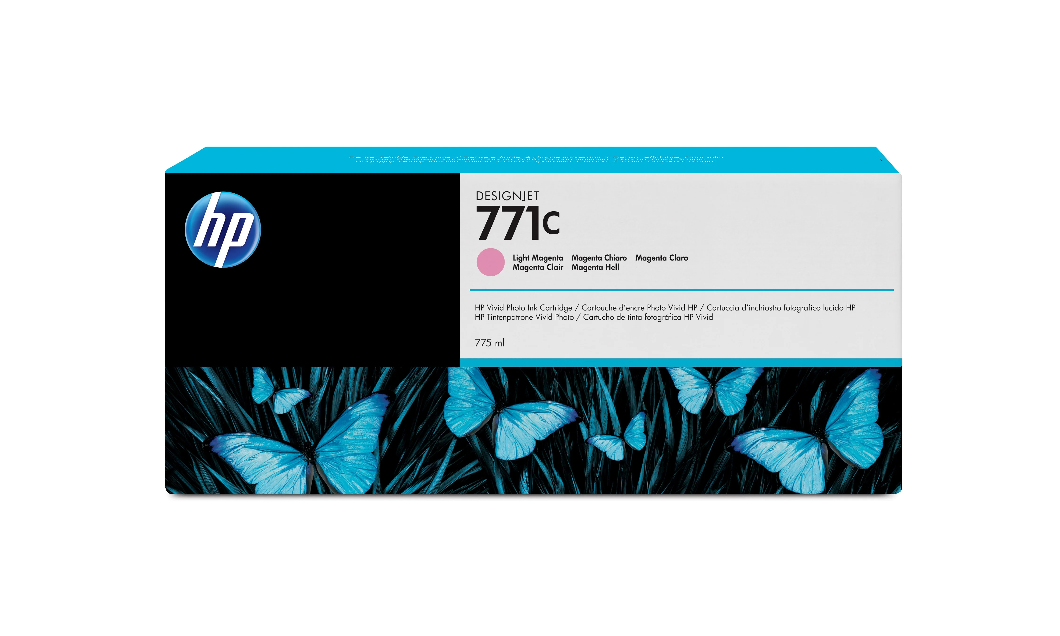 HP 771C Magenta hell DesignJet Druckerpatrone, 775 ml