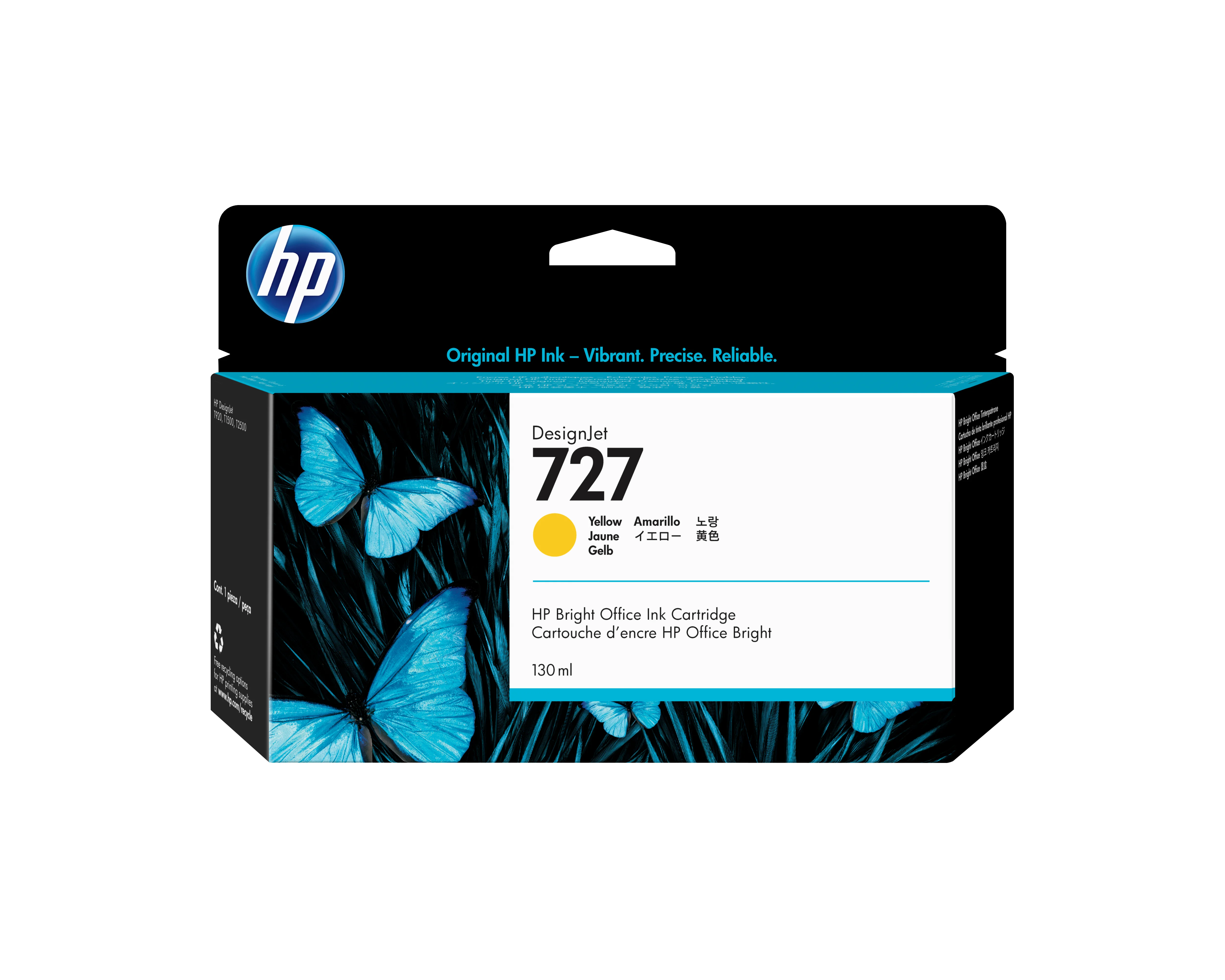 HP 727 Gelb DesignJet Tintenpatrone, 130 ml