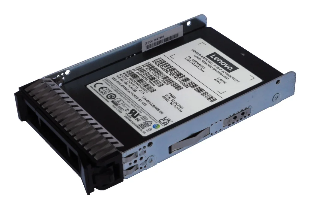 Lenovo 4XB7A87528 Internes Solid State Drive 7,68 TB 2.5" Serial ATA III V-NAND TLC