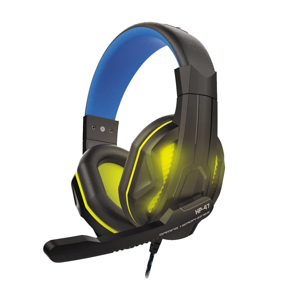 Steelplay HP47 Kopfhörer Kabelgebunden Kopfband Gaming Schwarz, Gelb