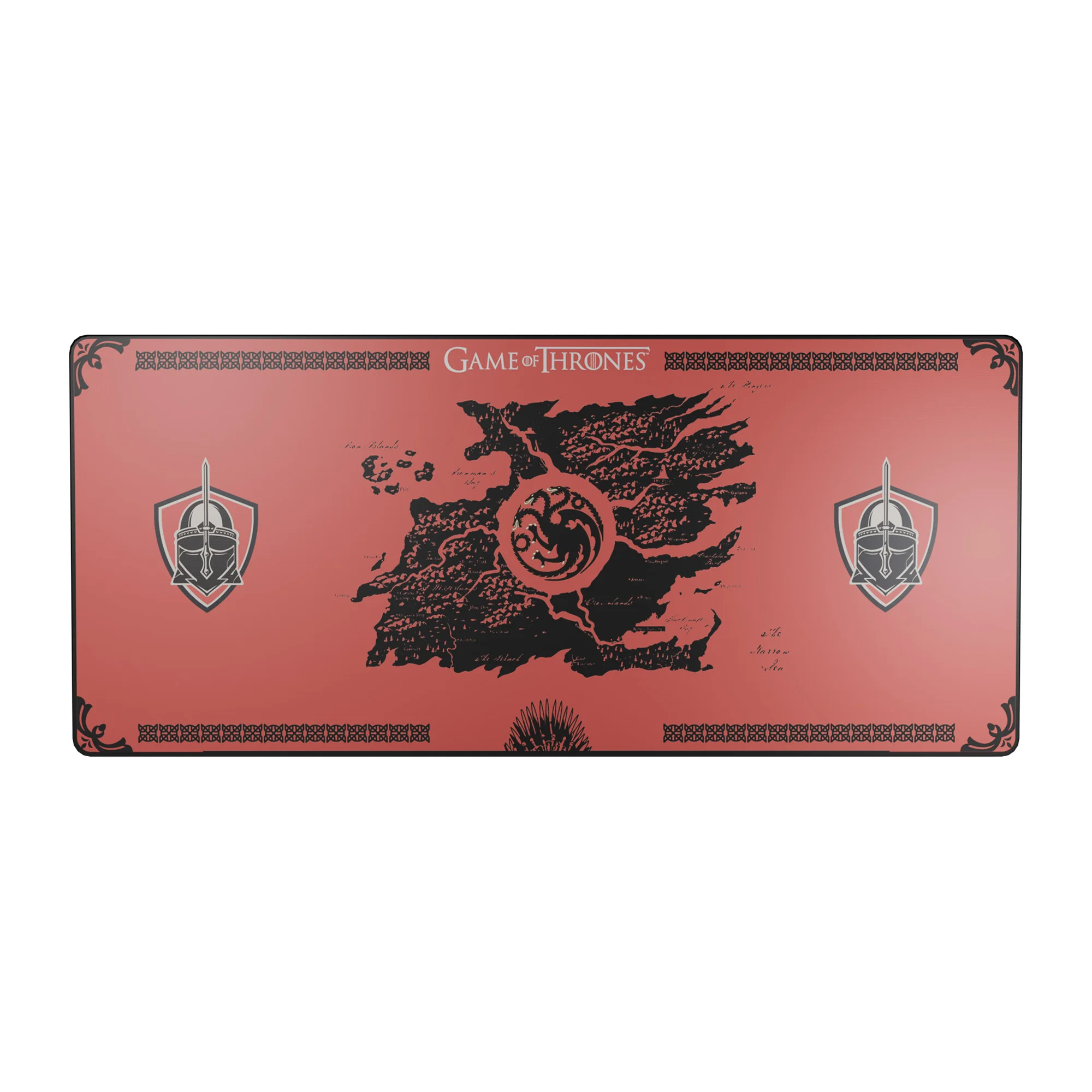 Lexip HBO Game of Thrones Gaming-Mauspad Schwarz, Rot
