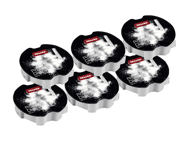 MIELE GS SETD6 PowerDisk All in 1, 6 Stück Geschirrspülmittel