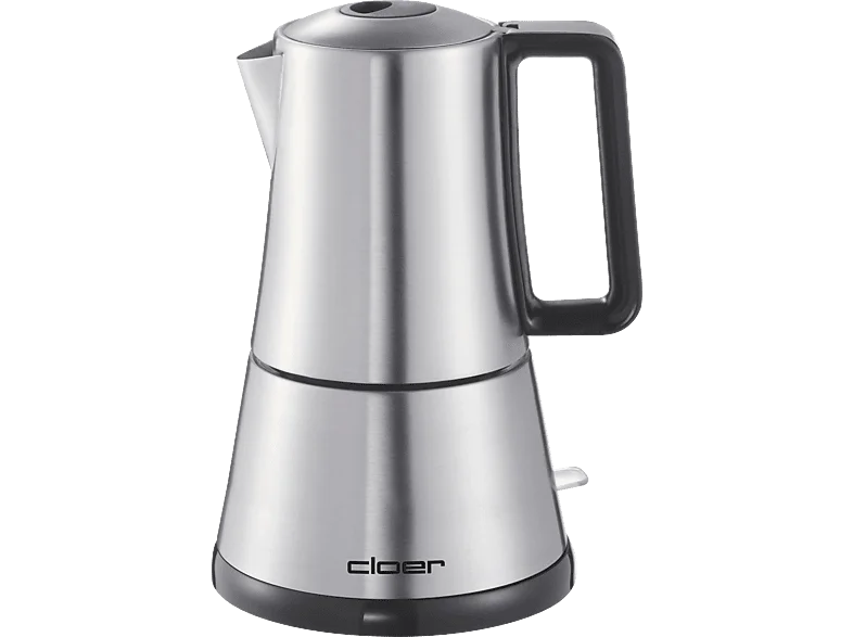 CLOER 5928 Espressokocher Edelstahl/Schwarz