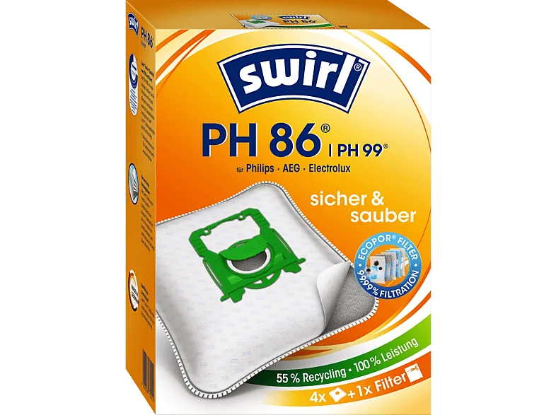 SWIRL - Swirl® PH 86® EcoPor® Staubsaugerbeutel