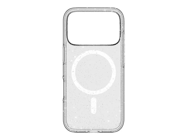 WHITE DIAMONDS Mag Glitter, Backcover, Apple, iPhone 17 Pro, Transparent