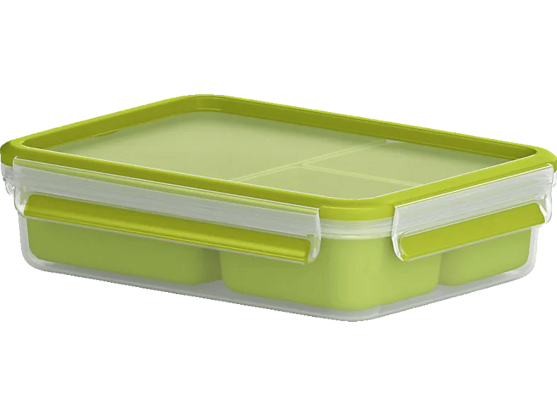 EMSA 518100 Clip & Go Snackbox Transparent/Grün
