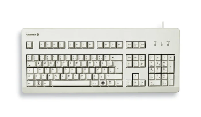 CHERRY G80-3000 Tastatur Universal USB QWERTY US Englisch Grau