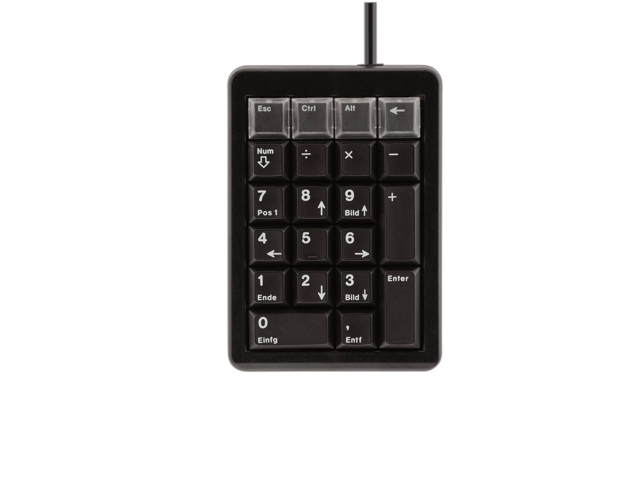 CHERRY G84-4700 KEYPAD, Kabelgebunden, USB, Schwarz (UK/US)