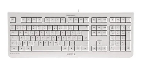 CHERRY KC 1000 Tastatur Universal USB Spanisch Grau