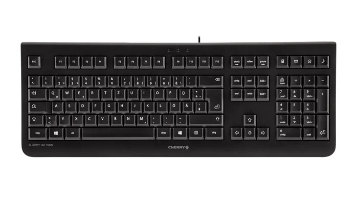 CHERRY KC 1000 Tastatur Universal USB QWERTY Italienisch Schwarz