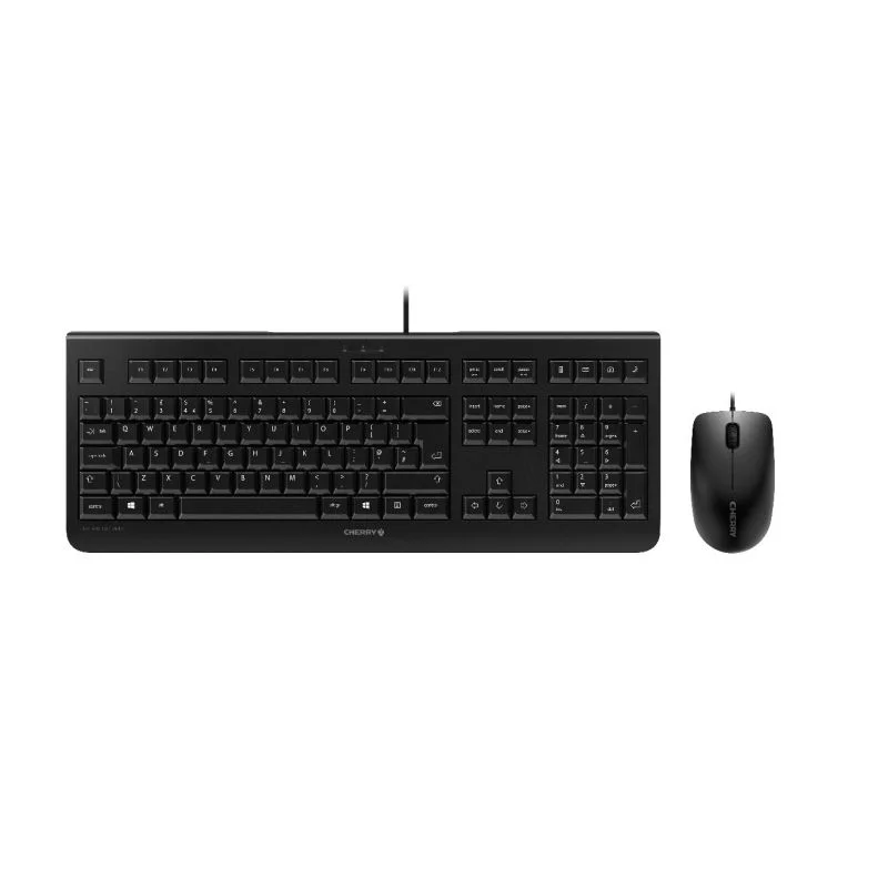 CHERRY DC 2000 Tastatur Maus enthalten Universal USB QWERTY Italienisch Schwarz