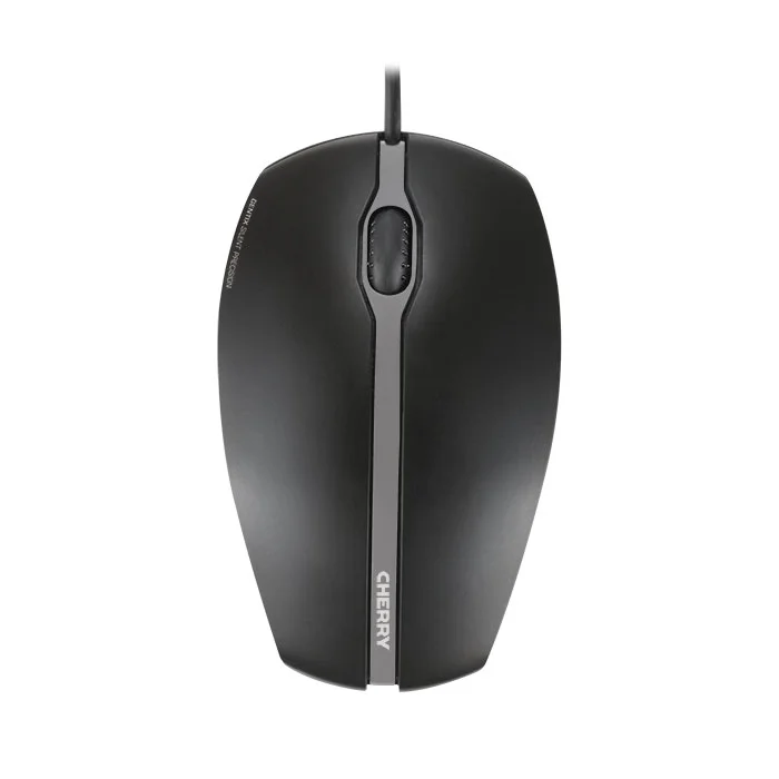 CHERRY GENTIX SILENT Kabelgebundene Maus, Schwarz, USB