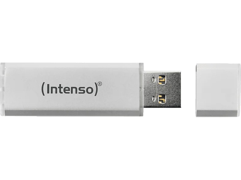 INTENSO Alu Line USB-Stick, 32 GB, 28 MB/s, Silber