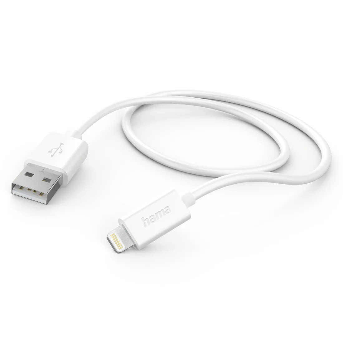 Hama 00201579 Lightning-Kabel 1 m Weiß