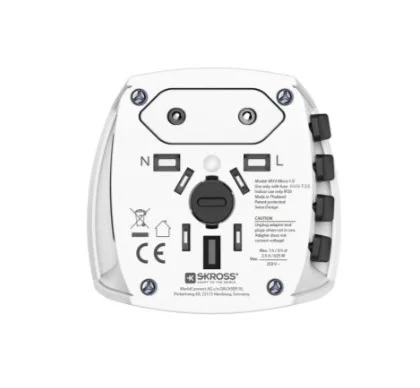 Hama MUV Micro Netzstecker-Adapter Universal Weiß