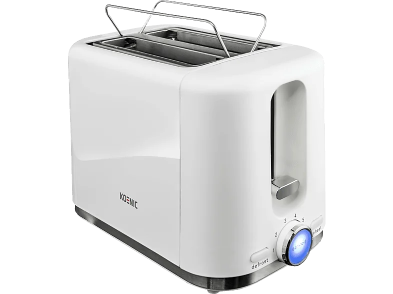 KOENIC KTO 2210 W Toaster Weiß (870 Watt, Schlitze: 2)