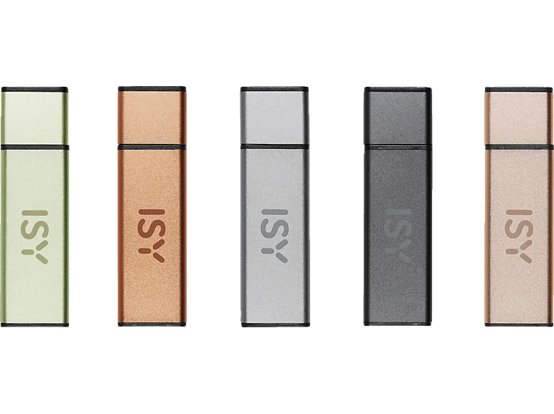 ISY IMU-2300 USB Stick, 32 GB, 12 MB/s, Mehrfarbig