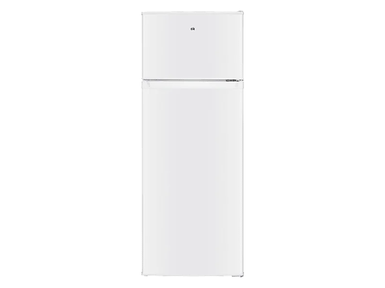 OK. OFK 471 D W Kühlgefrierkombination (D, 206 l, 142,5 cm hoch, Weiß)