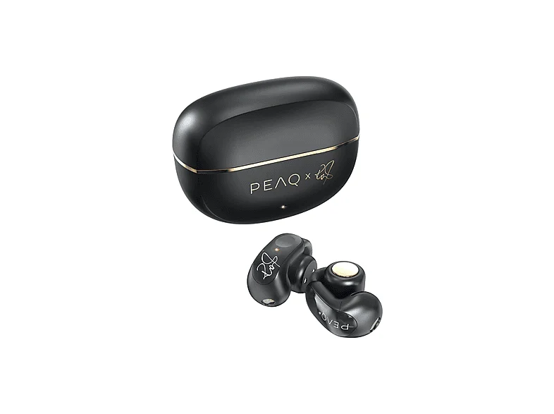 PEAQ ICONIC Sound 3 - PTW-4000-RW, In-ear Kopfhörer Bluetooth Schwarz