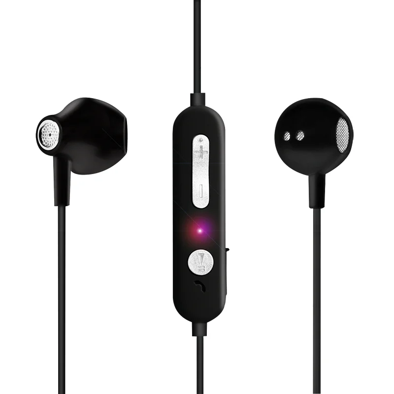 LogiLink BT0056 Kopfhörer & Headset Kabellos im Ohr, Nackenband Mikro-USB Bluetooth Schwarz