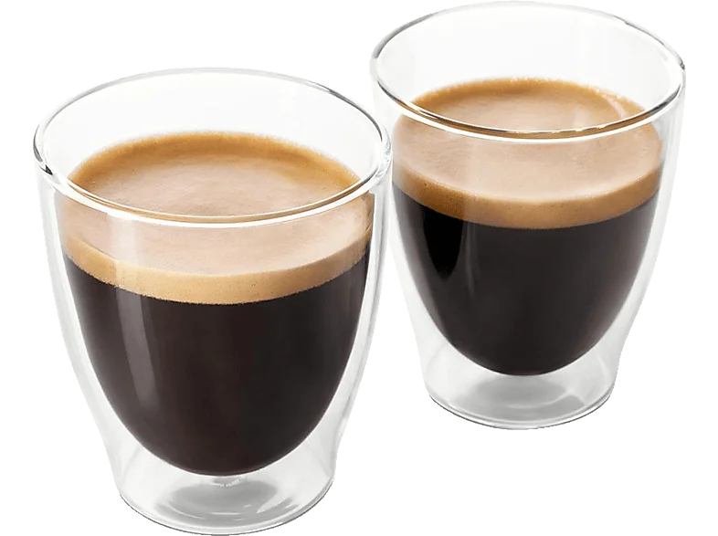 TCHIBO 2er Set - doppelwandige Caffè Crema Gläser Transparent